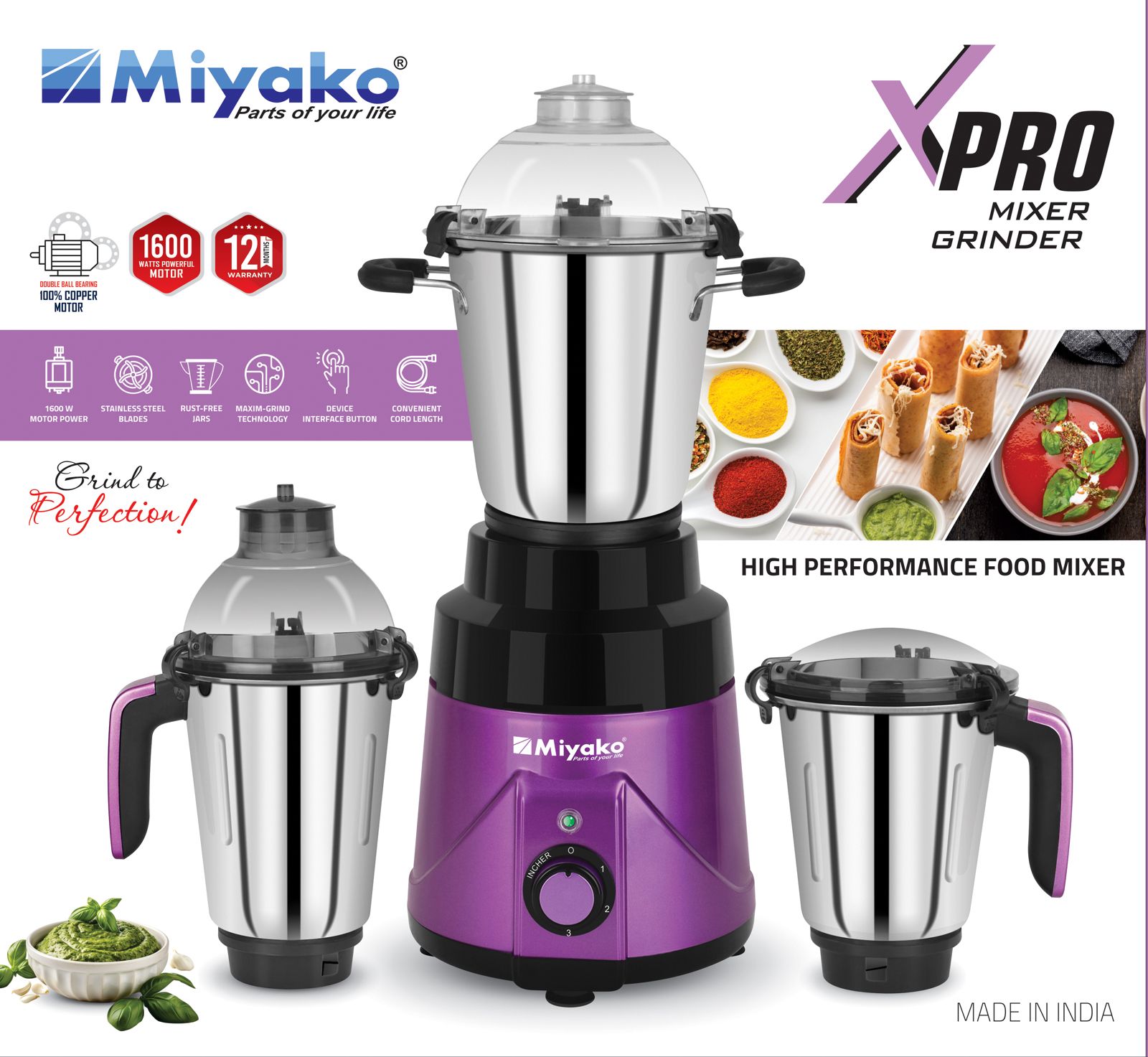 Blender, Grinder Xpro 1600 W